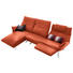 WOHNLANDSCHAFT in Leder Orange - Edelstahlfarben/Orange, Design, Leder/Metall (169/278cm) - Koinor WOHNLANDSCHAFT in Leder Orange - Edelstahlfarben/Orange, Design, Leder/Metall (169/278cm) - Koinor
