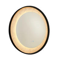 BADEZIMMER-WANDLEUCHTE - Schwarz, Design, Glas/Metall (80/80cm) - Searchlight