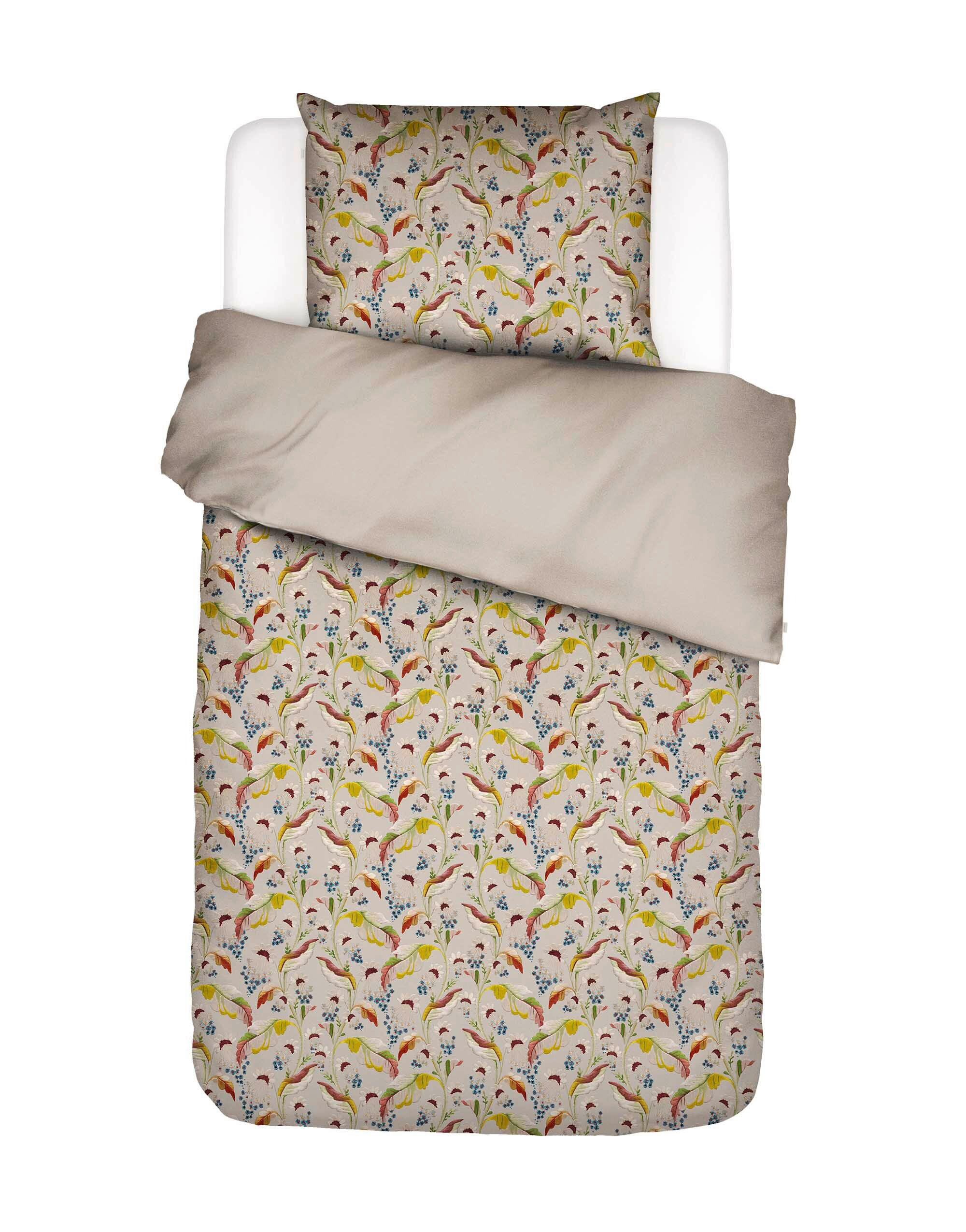 BETTWÄSCHE Aurelina Satin 135/200 cm  - Beige, KONVENTIONELL, Textil (135/200cm) - Essenza