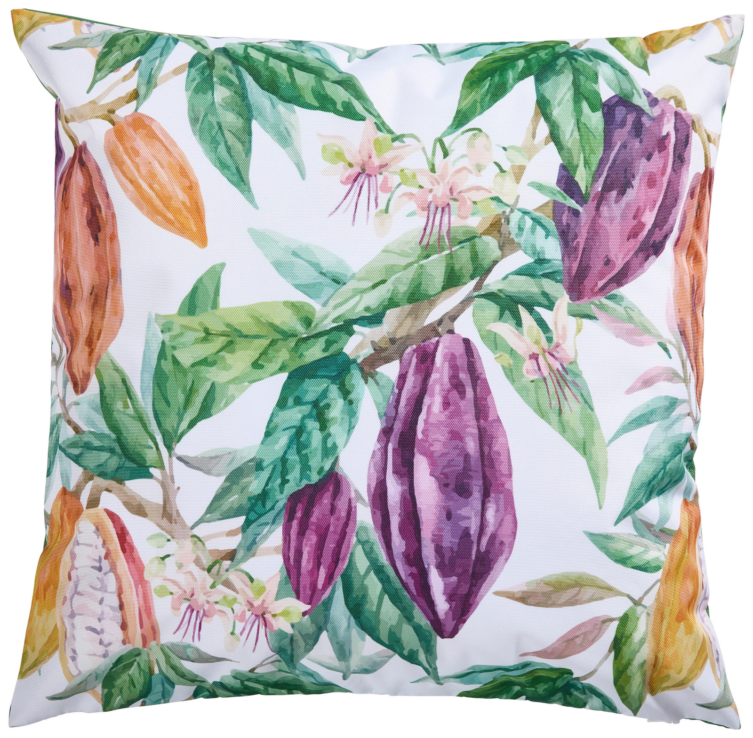 KISSENHÜLLE 48/48 cm  - Multicolor/Grün, Trend, Textil (48/48cm) - Ambia Garden