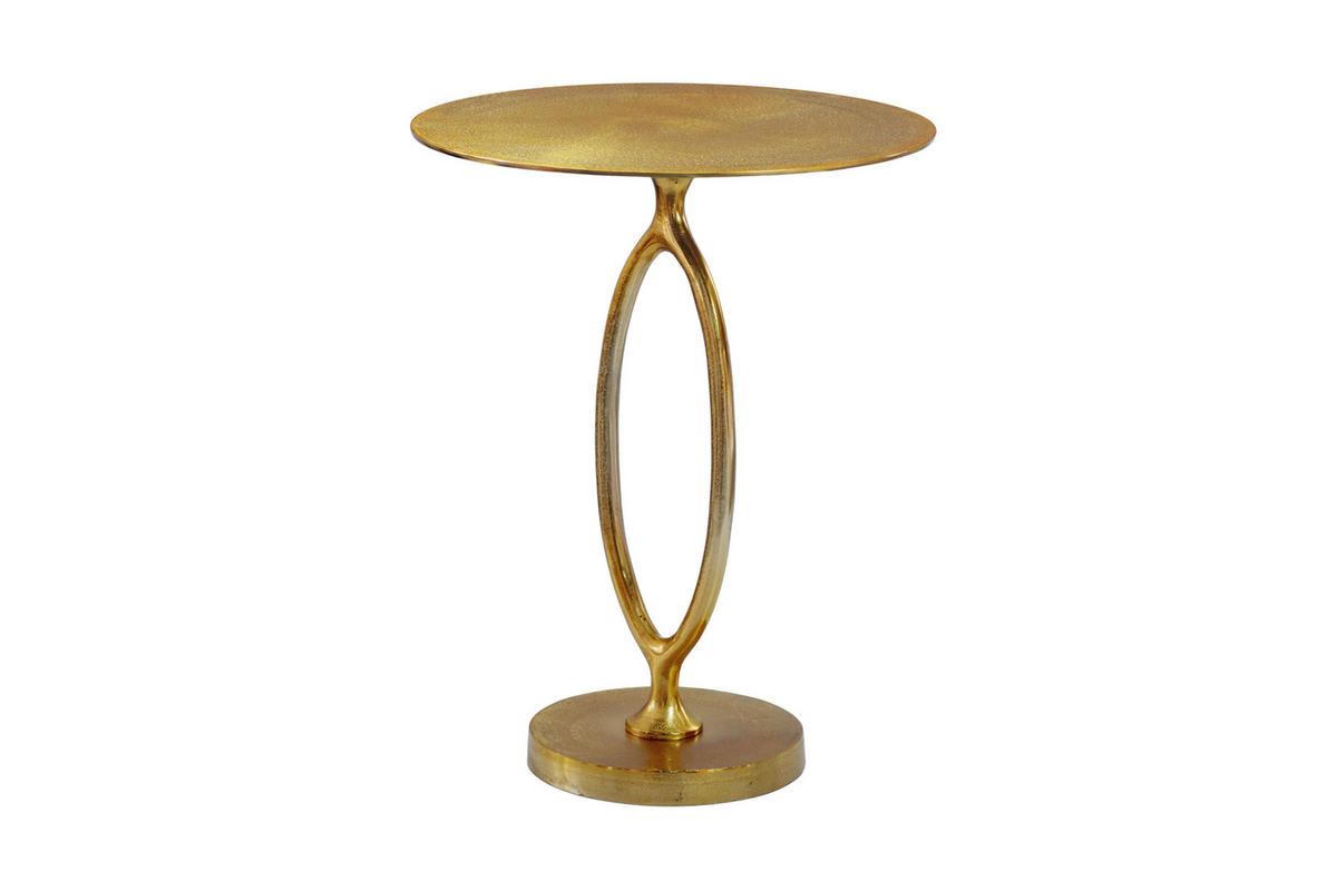 KISASZTAL fém 44/44/57 cm   - aranyszínű, Design, fém (44/44/57cm) - MID.YOU