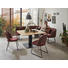 ESSTISCH in Holz, Holzwerkstoff, Metall - Eichefarben/Schwarz, Design, Holz/Holzwerkstoff (128/128/75cm) - Dieter Knoll ESSTISCH in Holz, Holzwerkstoff, Metall - Eichefarben/Schwarz, Design, Holz/Holzwerkstoff (128/128/75cm) - Dieter Knoll