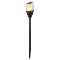 SADA SOLÁRNÍCH SVÍTIDEL, 7,5/64,5 cm - černá/čiré, Basics, plast (7,5/64,5cm) - Ambia Garden