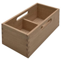 UTENSILIENHALTER - Eichefarben, Natur, Holz (33,9/11,4/17,6cm) - Musterring