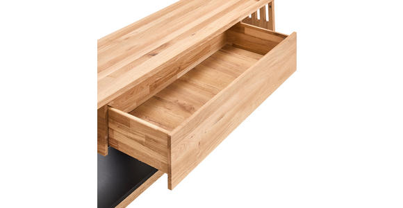 LOWBOARD  in 171/50/45 cm  - Eichefarben/Schwarz, Natur, Holz/Holzwerkstoff (171/50/45cm) - Linea Natura
