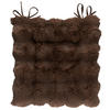 SITZKISSEN  40/40 cm   - Braun, KONVENTIONELL, Textil (40/40cm) - Esposa