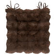 SITZKISSEN  40/40 cm   - Braun, KONVENTIONELL, Textil (40/40cm) - Esposa