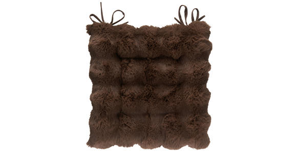 SITZKISSEN  40/40 cm   - Braun, KONVENTIONELL, Textil (40/40cm) - Esposa