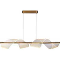 LED-PENDELLEUCHTE Modern, Boho 100/24/121 cm    - Messingfarben, Design (100/24/121cm) - Searchlight