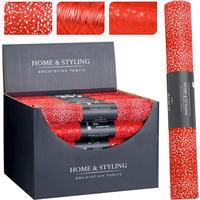 DEKORANYAG fm - piros, Basics, textil (300cm)
