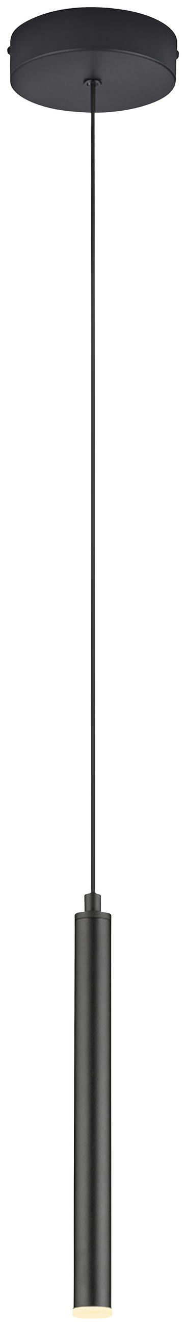 LED-HÄNGELEUCHTE Musterring 13/150 cm  - Schwarz, Design, Metall (13/150cm) - Musterring