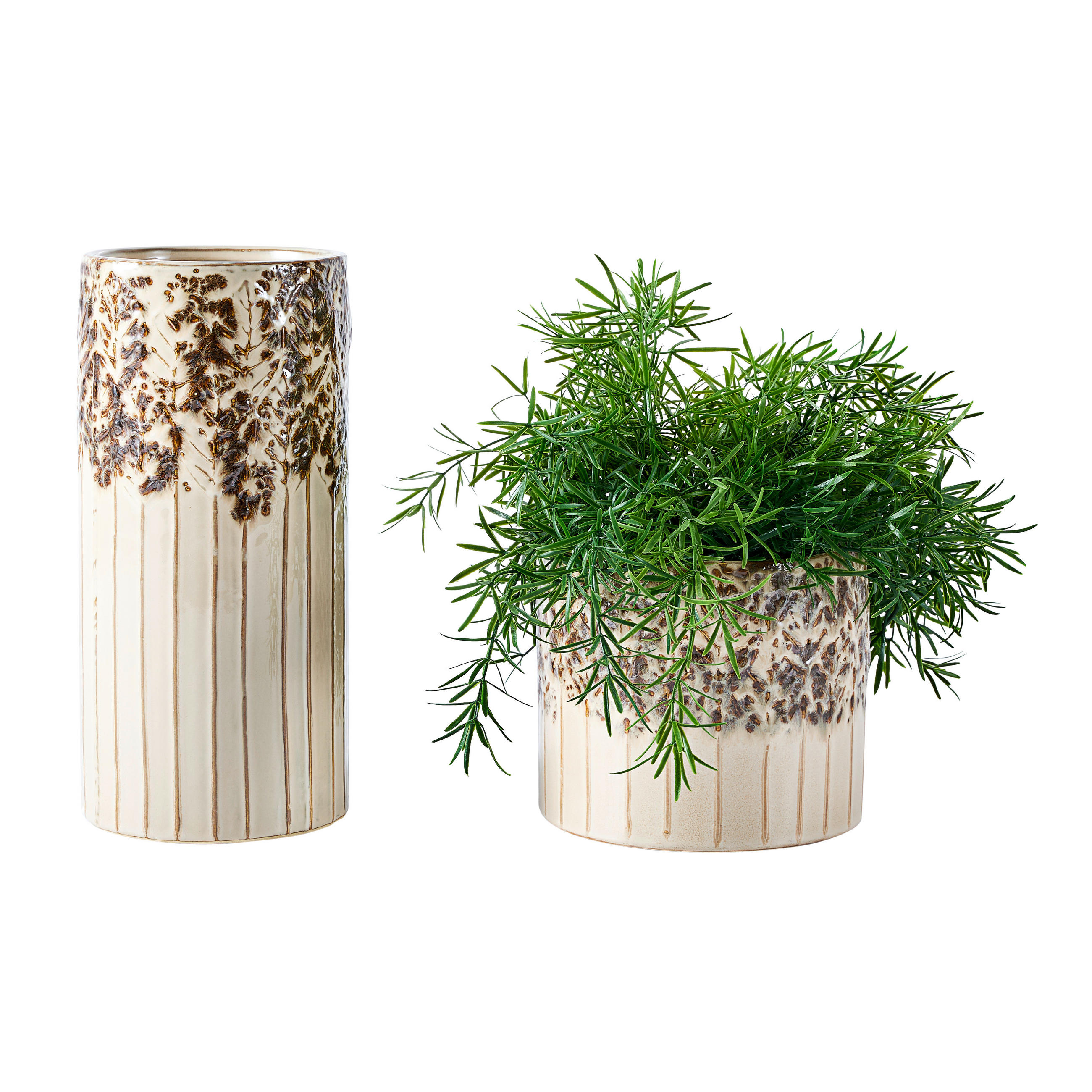 ÜBERTOPF   - Creme, Basics, Keramik (14/14cm)