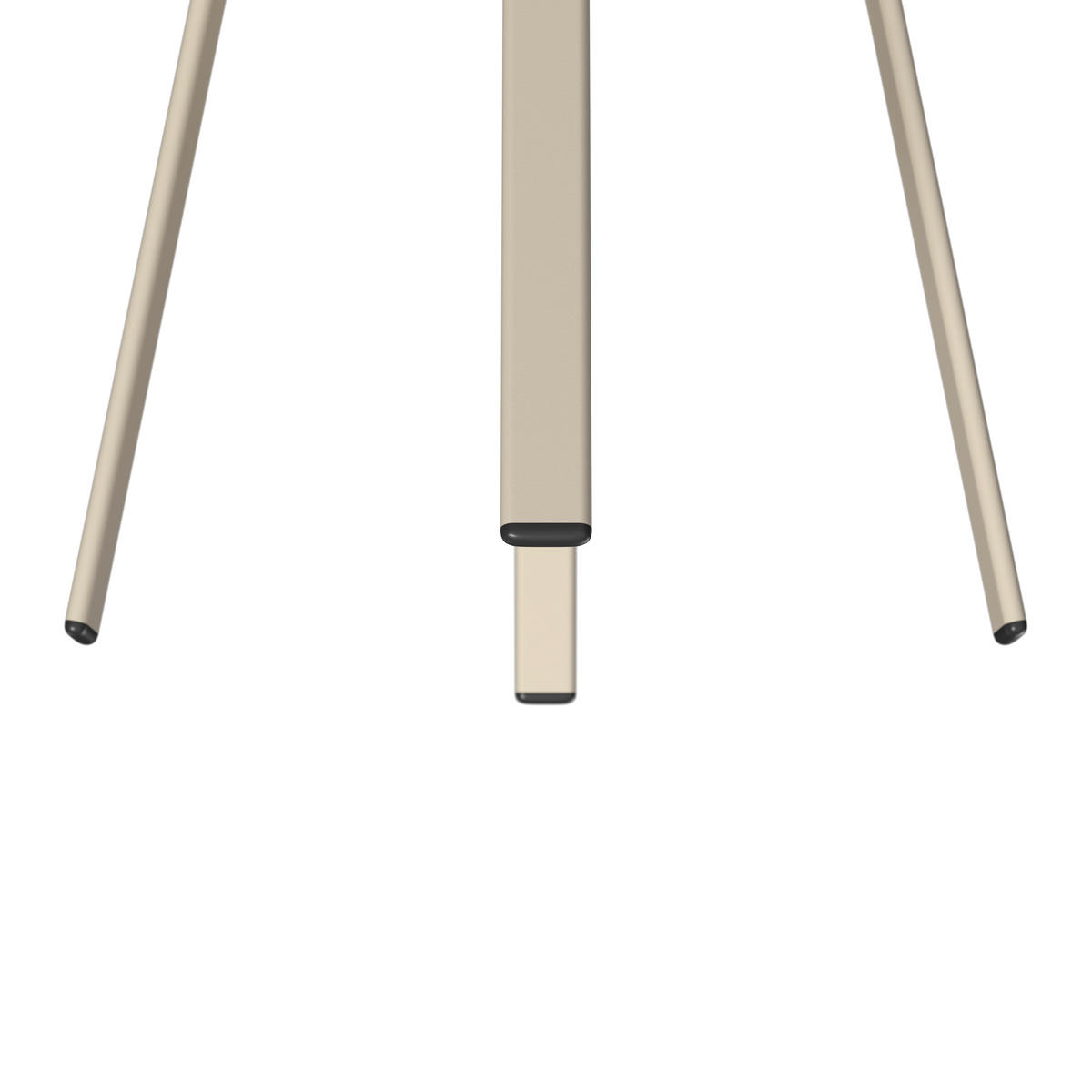 BEISTELLTISCH Metall 40/40/46 cm  - Beige, Design, Metall (40/40/46cm) - Ambia Garden