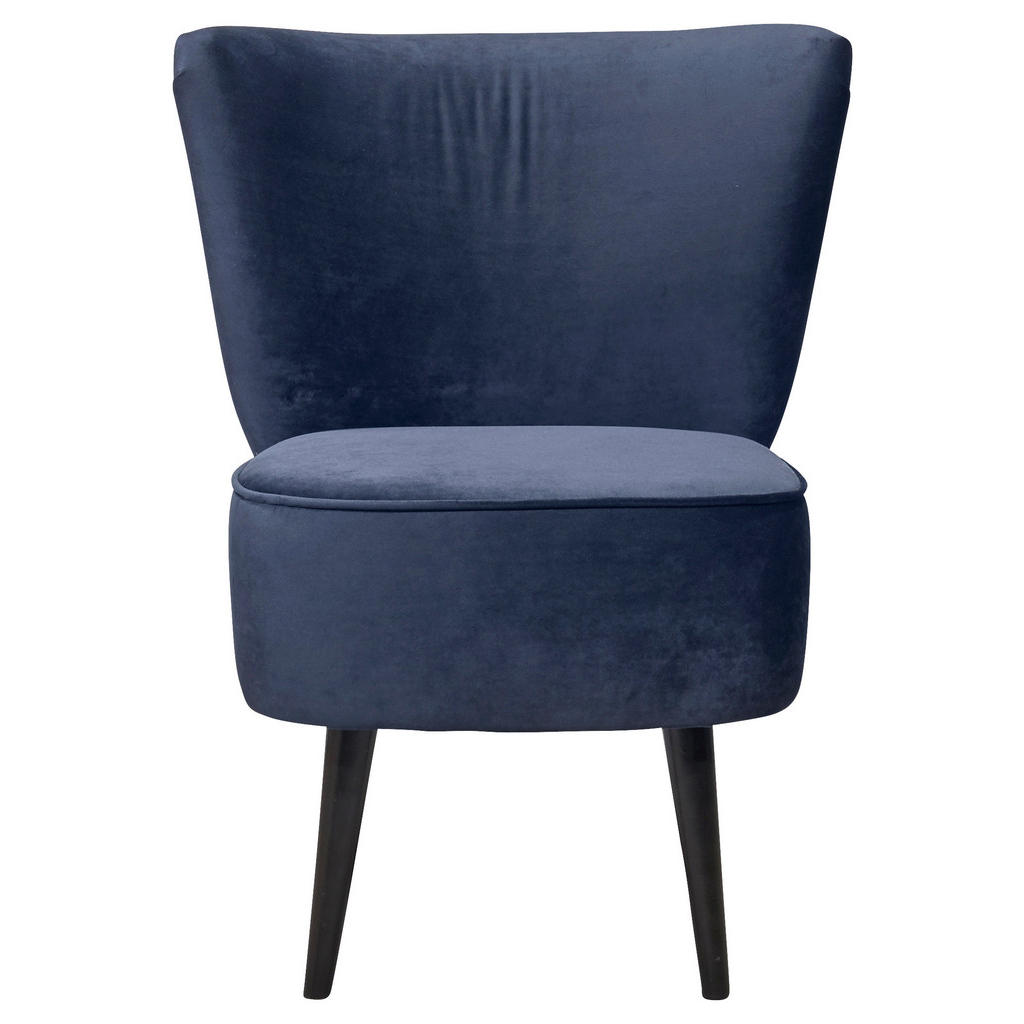 Thumbnail - Mid.you Sessel, Blau, Textil, Uni, 65x89x70 cm, Wohnzimmer, Sessel, Polstersessel