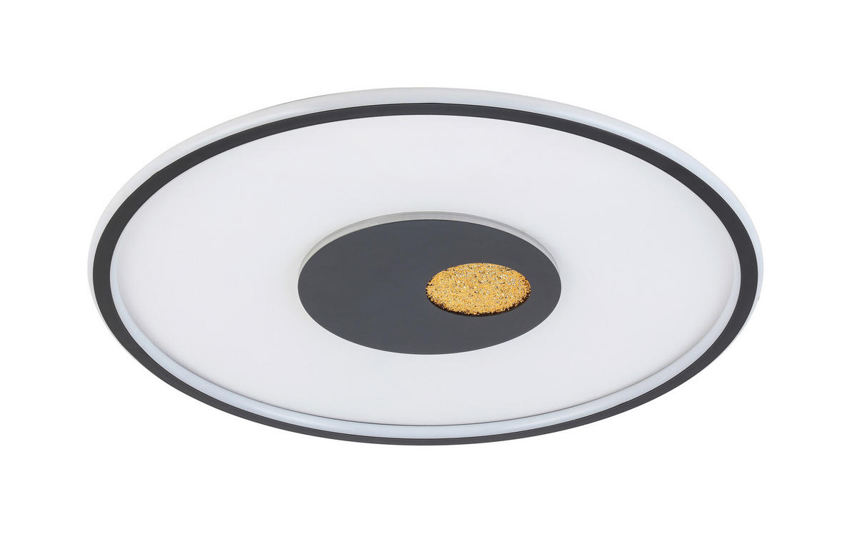 PLAFONIERĂ CU LED - alb/auriu, Design, plastic/metal (60cm) - Dieter Knoll