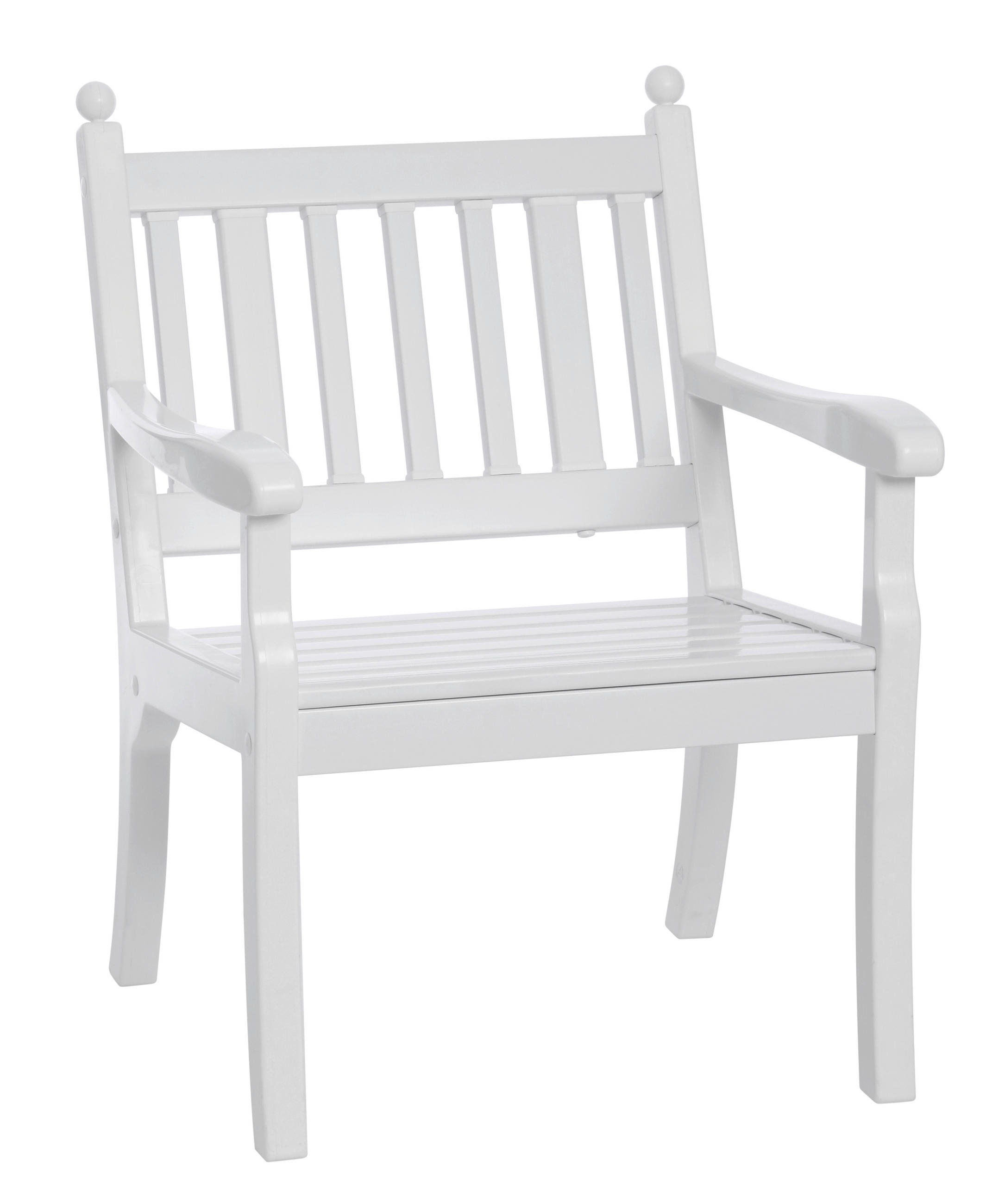 GARTENSTUHL Weiß  - Weiß, Basics, Kunststoff (68/88/69cm) - Modante