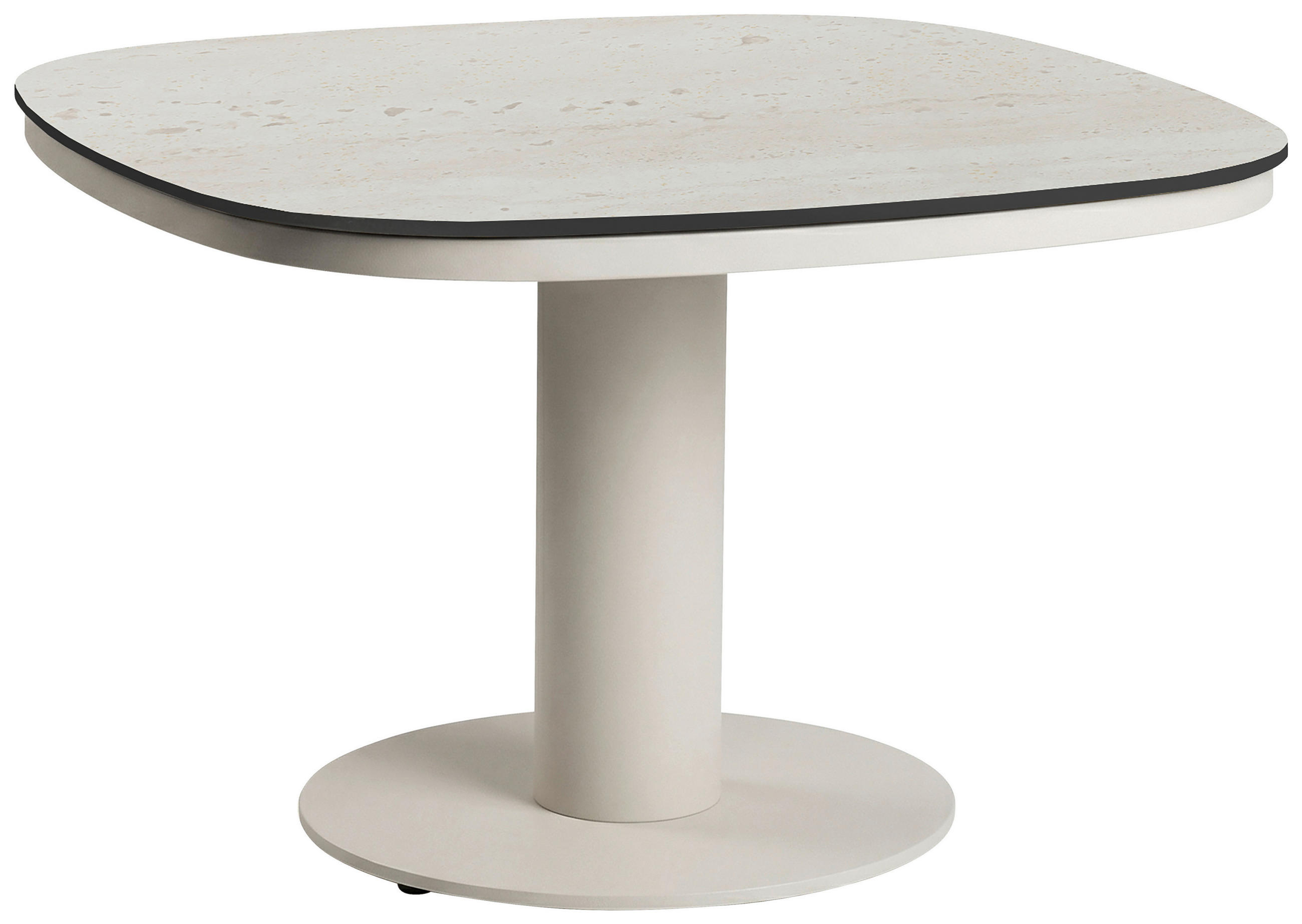 LOUNGETISCH  - Weiß, MODERN, Kunststoff/Metall (60/60/37cm) - Tierra Outdoor