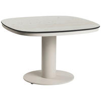 LOUNGETISCH  - Weiß, MODERN, Kunststoff/Metall (60/60/37cm) - Tierra Outdoor