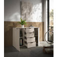 SIDEBOARD  in 135/90/40 cm  - Kaschmir/Schwarz, Basics, Holzwerkstoff/Kunststoff (135/90/40cm) - Carryhome