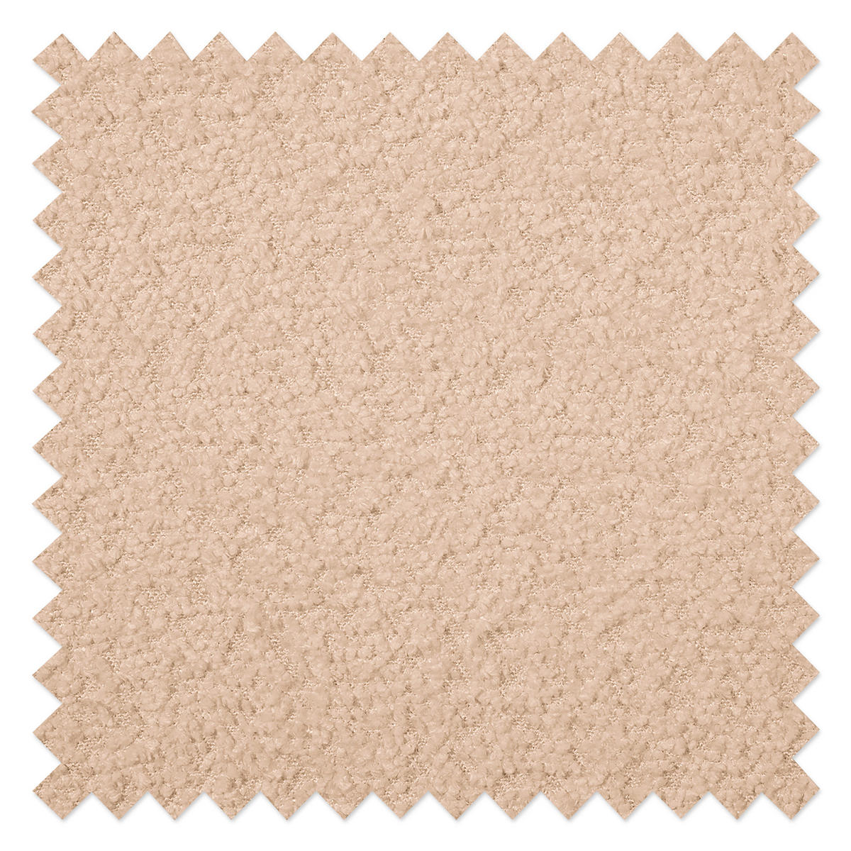 ECKSOFA inkl. Hocker Ariella Beige Bouclé  - Beige/Naturfarben, Design, Holz/Textil (161/231cm) - Livetastic