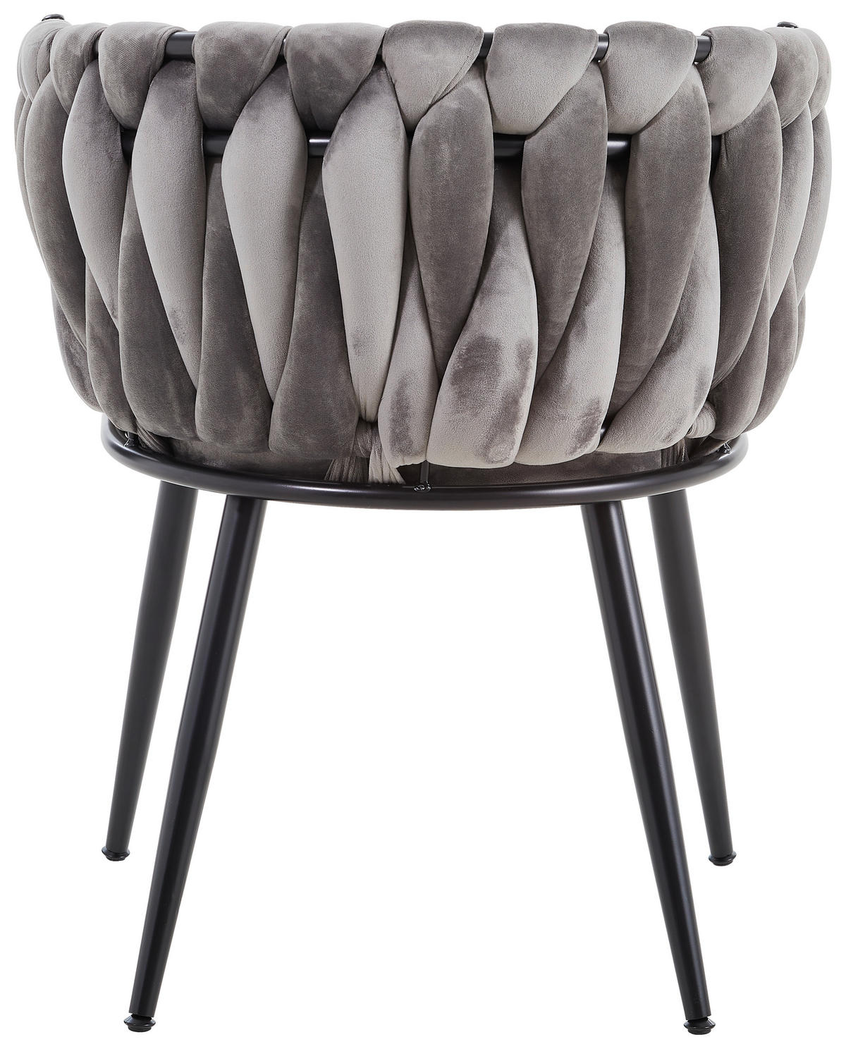 KAROSSZÉK sötétszürke  - fekete/sötétszürke, Lifestyle, textil/fém (60/78/55cm) - Landscape