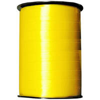 GESCHENKBAND  - Gelb, Basics, Kunststoff (1cm)