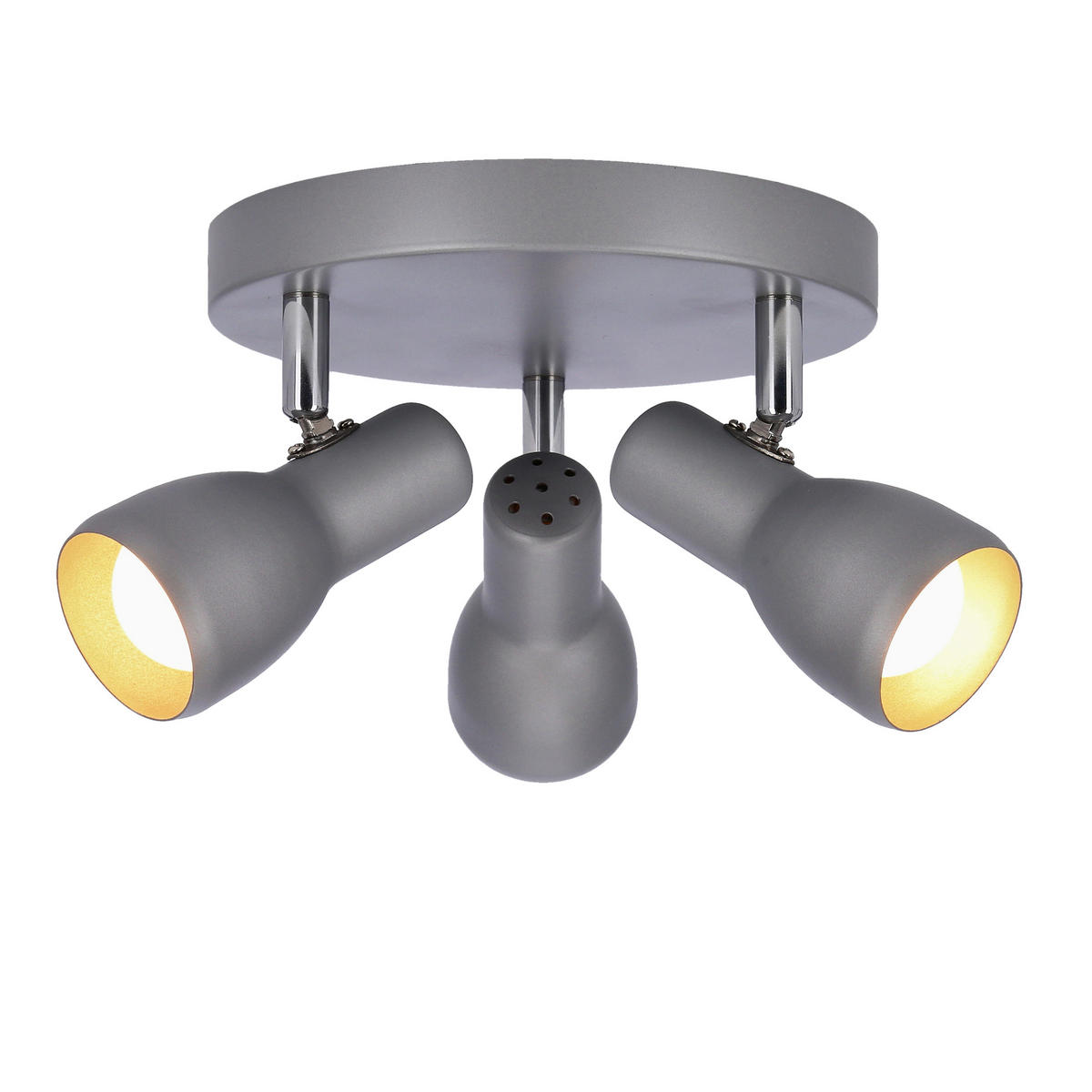 TAKLAMPA Picardo 29/29/12 cm  - silver/grå, Trend, metall (29/29/12cm)