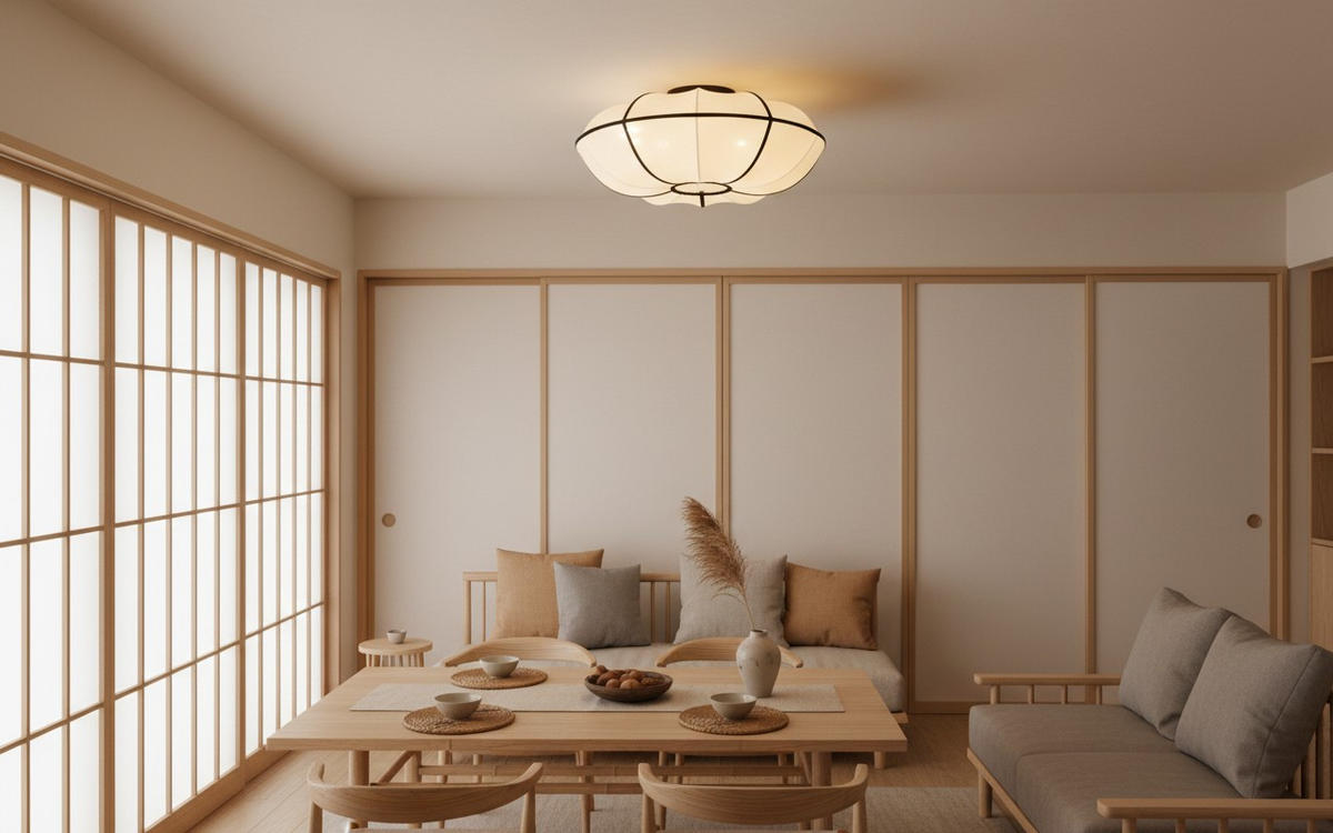 HÄNGELEUCHTE 50/24 cm    - Beige/Schwarz, Design, Textil/Metall (50/24cm) - Collet's Monde