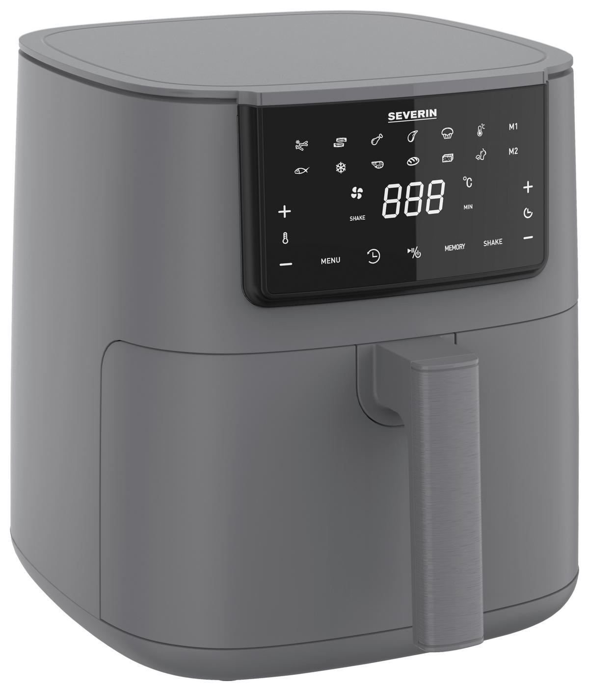 HEIßLUFTFRITTEUSE 7 L  - Grau, Basics, Kunststoff (38,7/31,0/29,0cm) - Severin