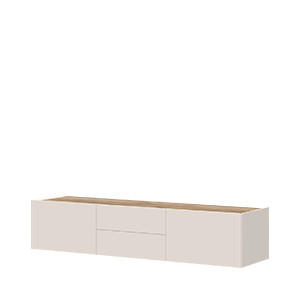TV KOMODA kašmir  - kašmir, Dizajnerski, metal/pločasti materijal (176/37/47cm)