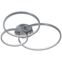 STROPNA LED-SVETILKA  AARON 36 W//3000-6000 K/230 V/ - barve niklja, Design, kovina (79/64/10,5cm)
