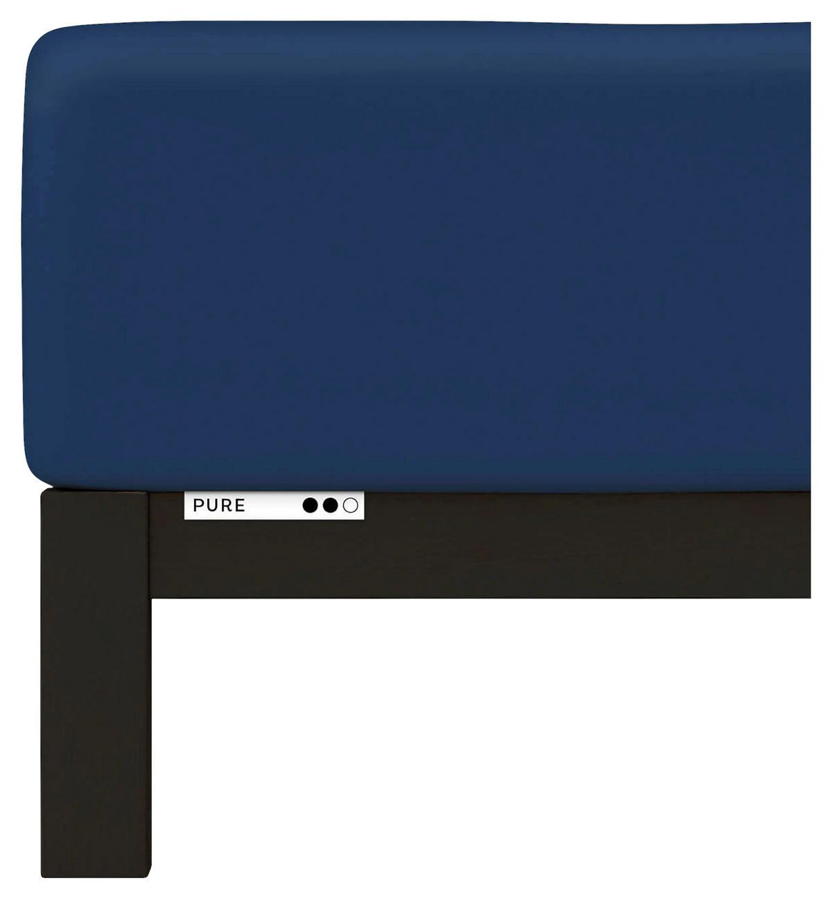 BOXSPRING-SPANNLEINTUCH 90-100/190-220 cm Jersey  - Dunkelblau, Basics, Textil (90-100/190-220cm) - Schlafgut