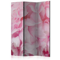 SKÄRMVÄGG  i trä, textil  pink, ljusrosa  - pink/ljusrosa, Basics, trä/textil (135/172/3cm) - artgeist
