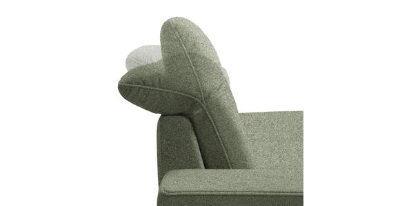 ECKSOFA  in Mikrofaser Grün  273/203 cm  - Schwarz/Grün, Design, Textil/Metall (273/203cm) - Johann Jakob