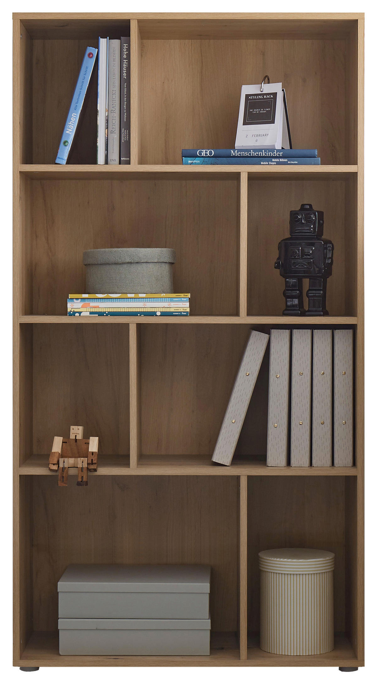 STANDREGAL Eiche Artisan  - Eiche Artisan, KONVENTIONELL, Holzwerkstoff (80/150/34cm) - Boxxx