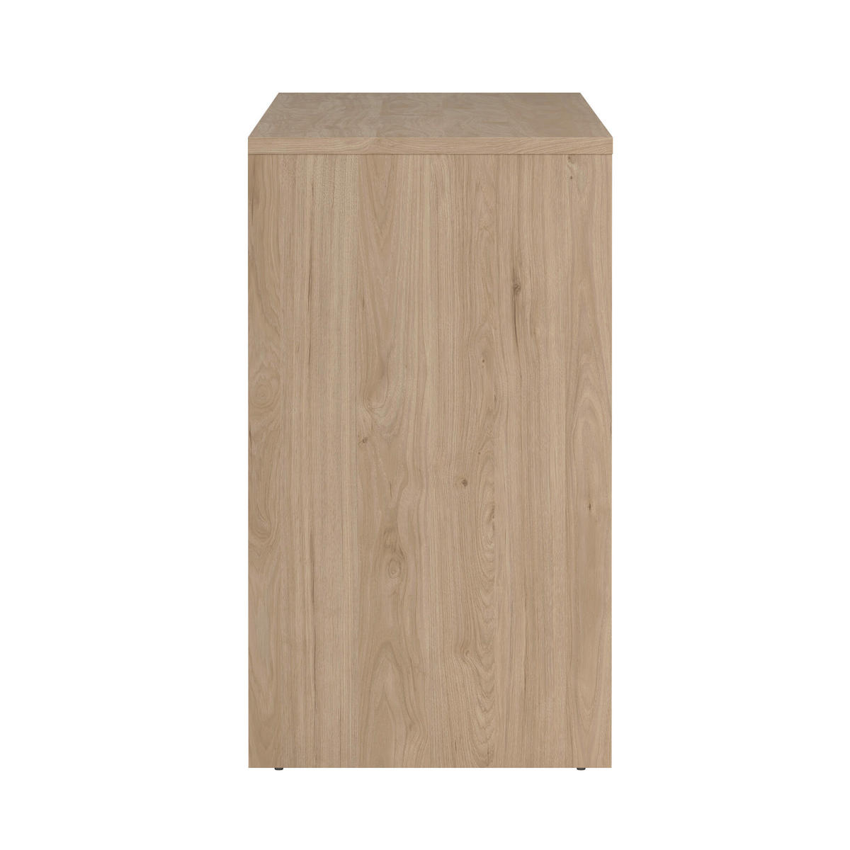 SIDEBOARD  in 197/84/48 cm  - Weiß Hochglanz/Eichefarben, KONVENTIONELL, Holzwerkstoff (197/84/48cm) - Boxxx