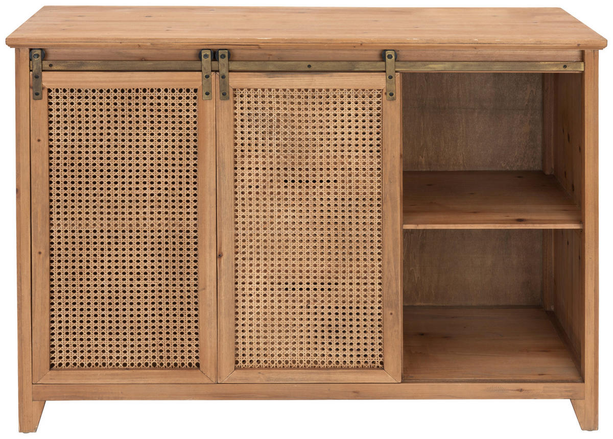 KOMODA, naravne barve  - naravne barve, Trendi, les (120/86/40cm) - Livetastic