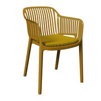 STAPELSESSEL in Kunststoff, Textil Gelb  - Gelb, Basics, Kunststoff/Textil (55/80/60cm) - Ambia Garden