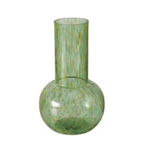 VASE  - Hellgrün/Grün, Glas (13/21cm) - Boltze Home