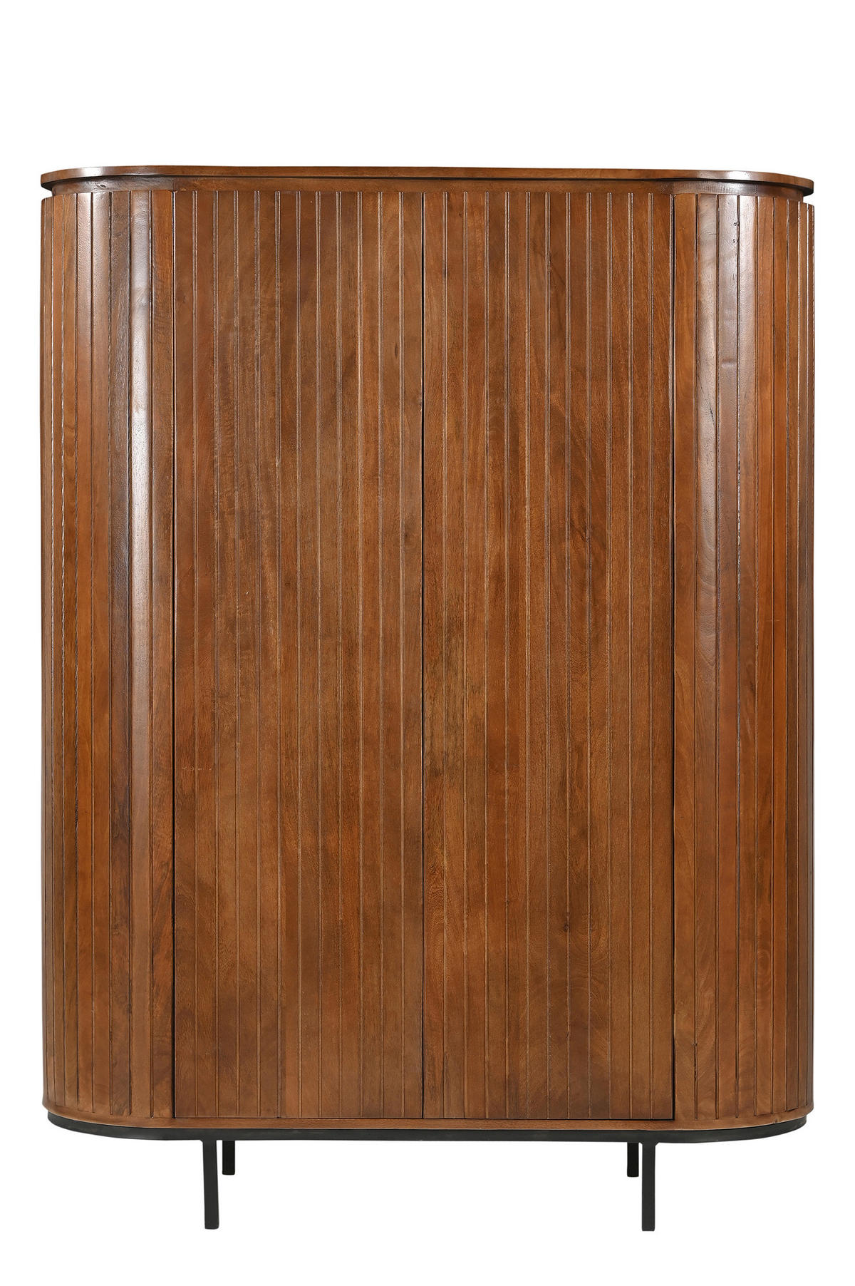 HIGHBOARD , 115/151/43 cm,  - Schwarz/Naturfarben, Design, Holz/Metall (115/151/43cm) - MID.YOU