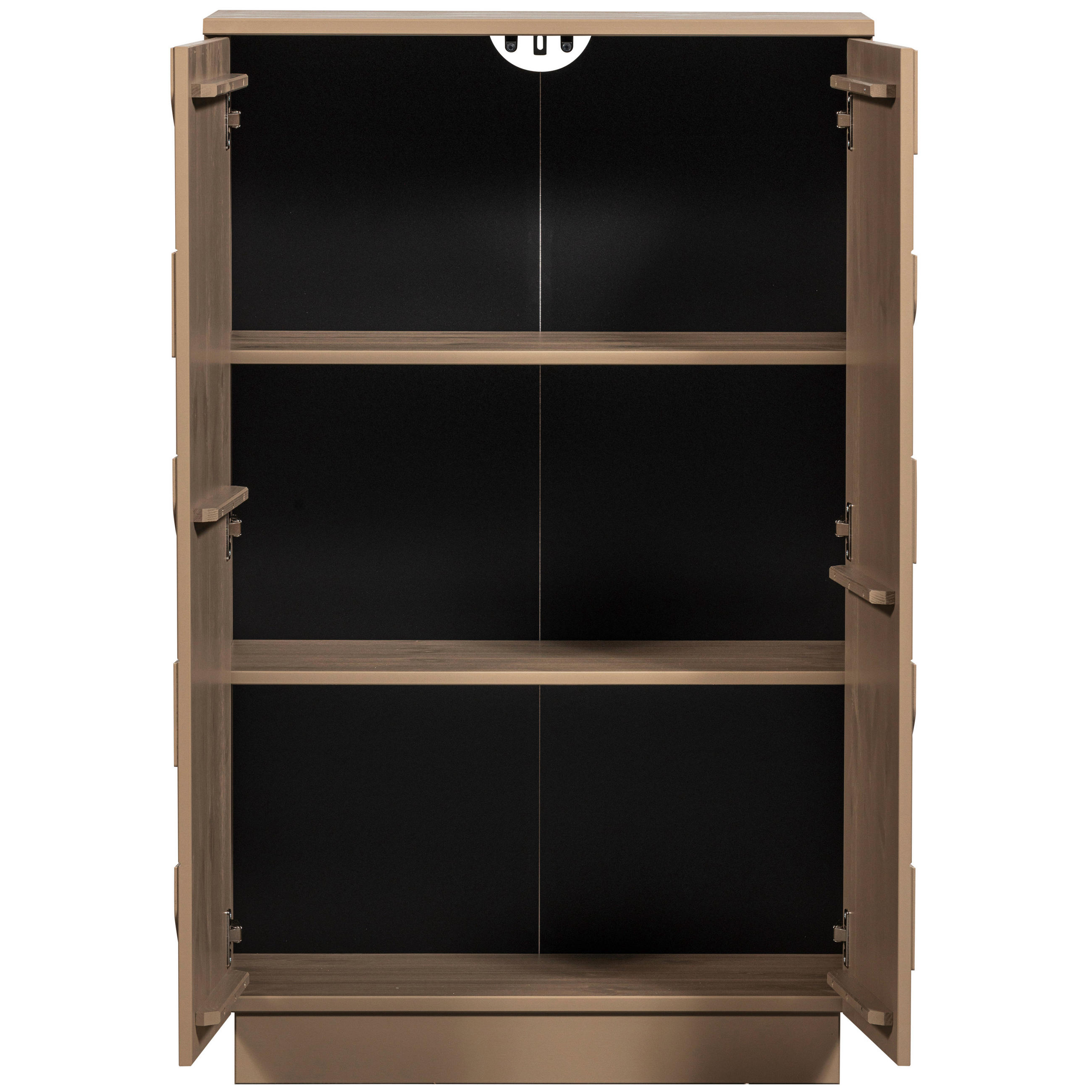 HIGHBOARD Teo  in 72/116/35 cm  - Schlammfarben, Design, Holz (72/116/35cm) - Livetastic