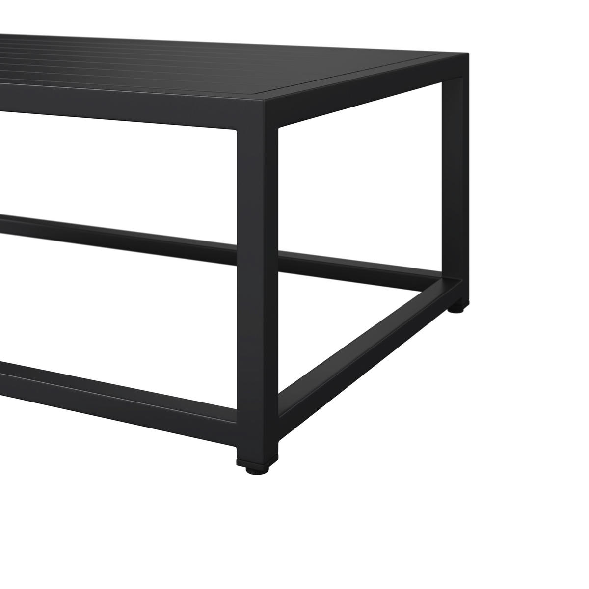 LOUNGEGARNITUR Eisen  - Dunkelgrau, MODERN, Textil/Metall (128/68/66cm) - Ambia Garden