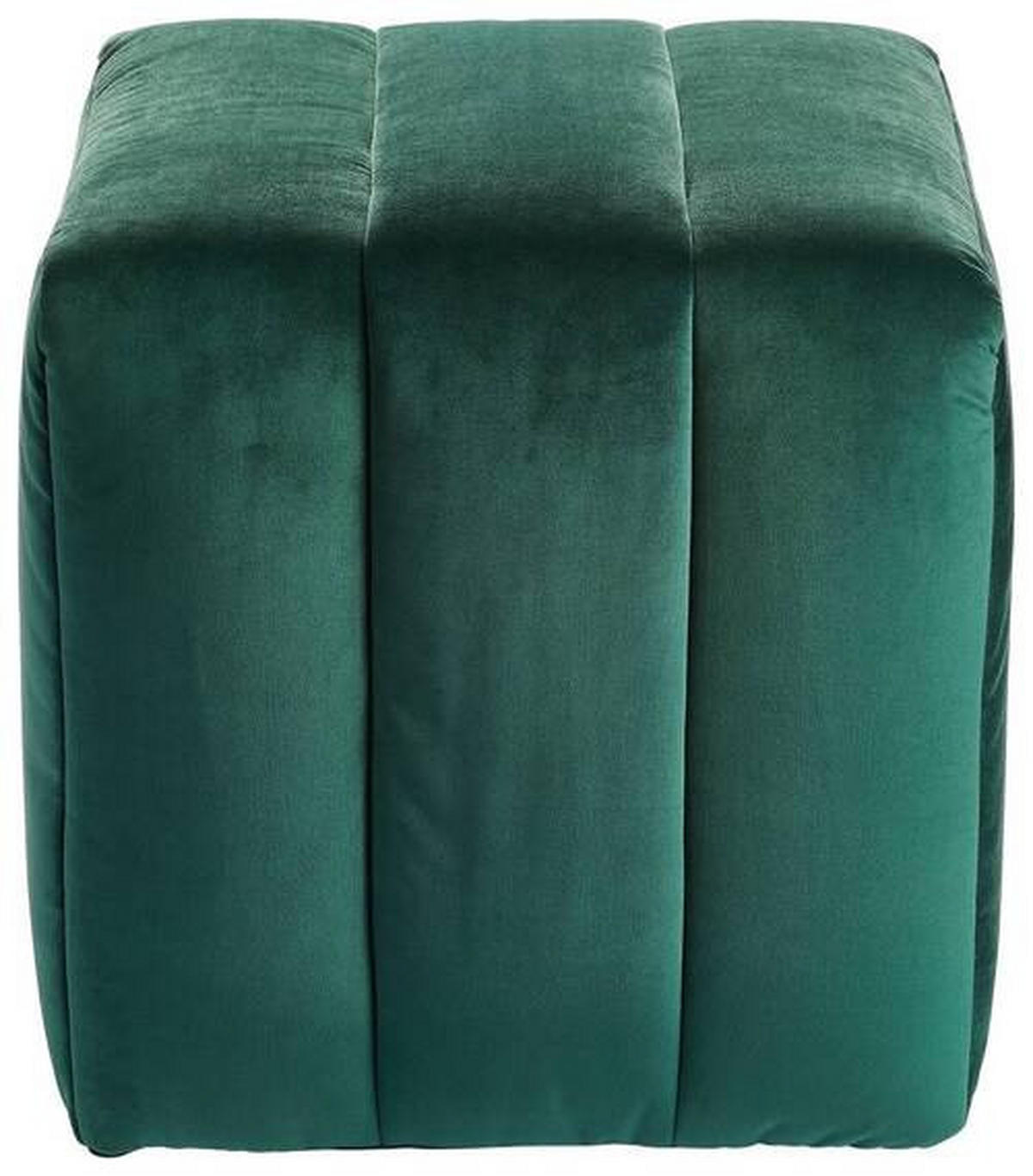 HOCKER in Textil Grün  - Grün, Design, Textil (43/50/43cm) - Novel