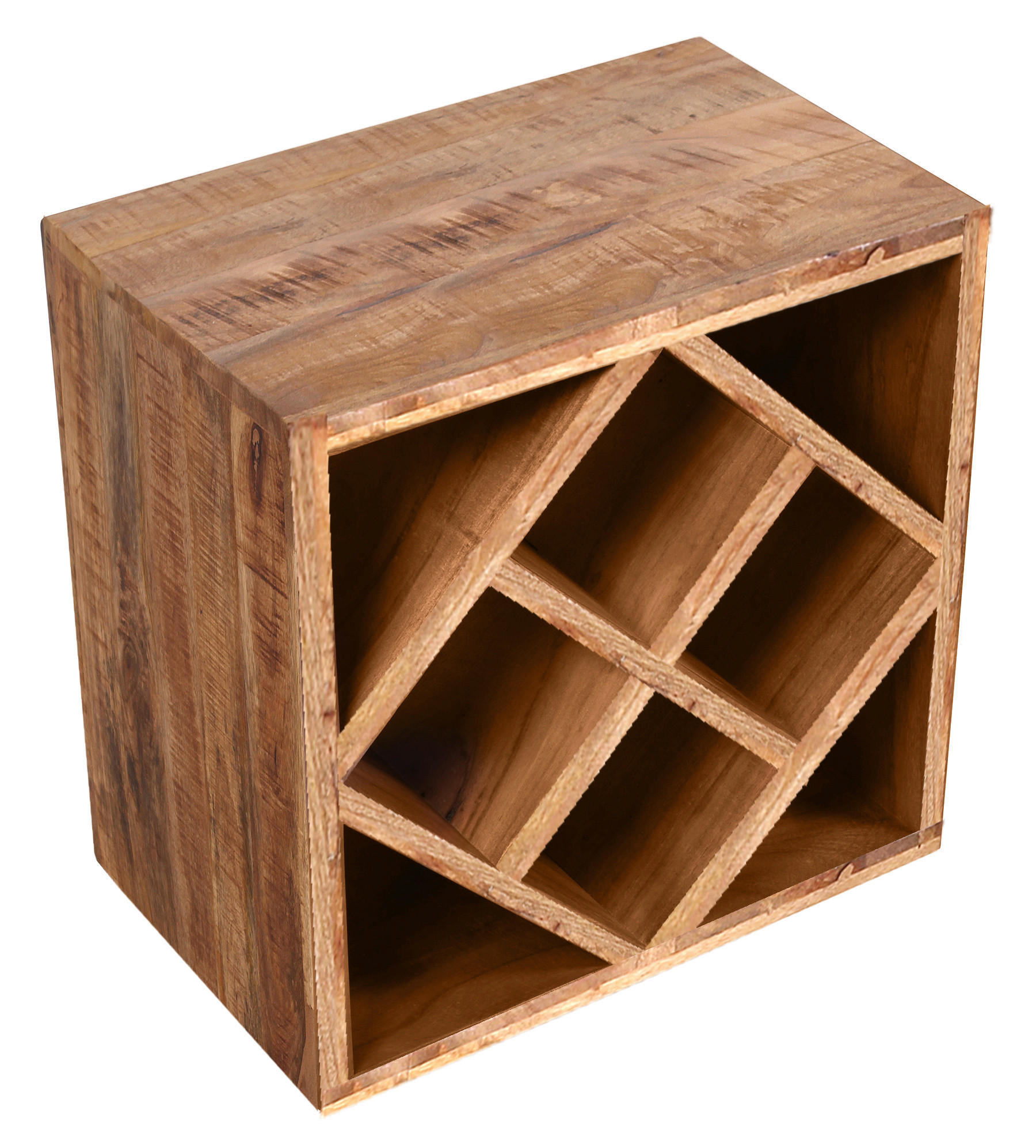 Livetastic Weinregal Natur 40x40x25 cm