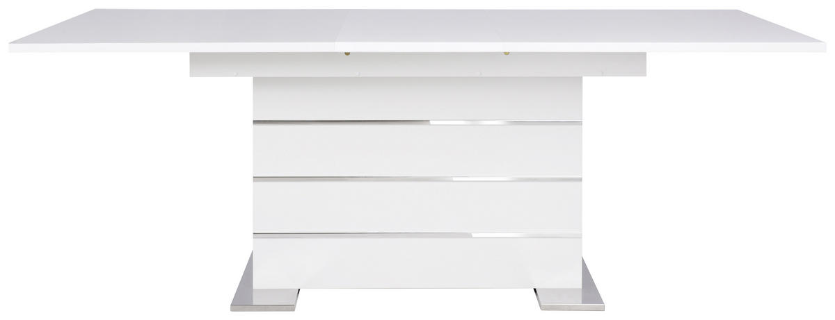 TRPEZARIJSKI STO  bela   - bela, Dizajnerski, pločasti materijal (160/200/90/75cm) - Xora