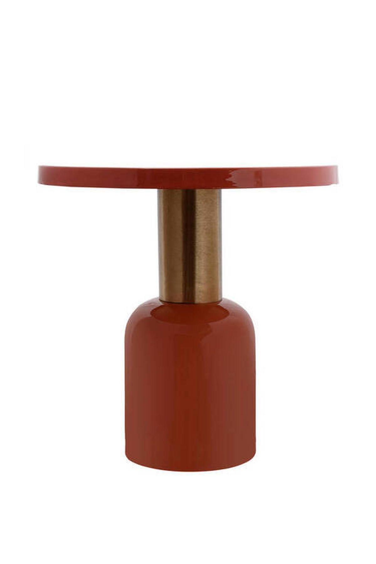 BEISTELLTISCH in Metall  - Koralle, Basics, Metall (50,5/49,5/50,5cm) - Kayoom