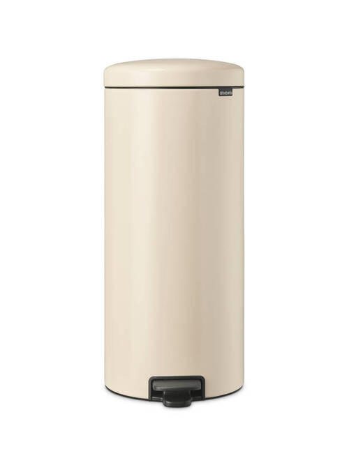 PEDÁLOS SZEMETES  - bézs/fekete, Basics, műanyag/fém (30l) - Brabantia