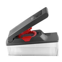 GEMÜSESCHNEIDER - Bordeaux/Transparent, Basics, Kunststoff/Metall (29/12/13cm) - moHA!