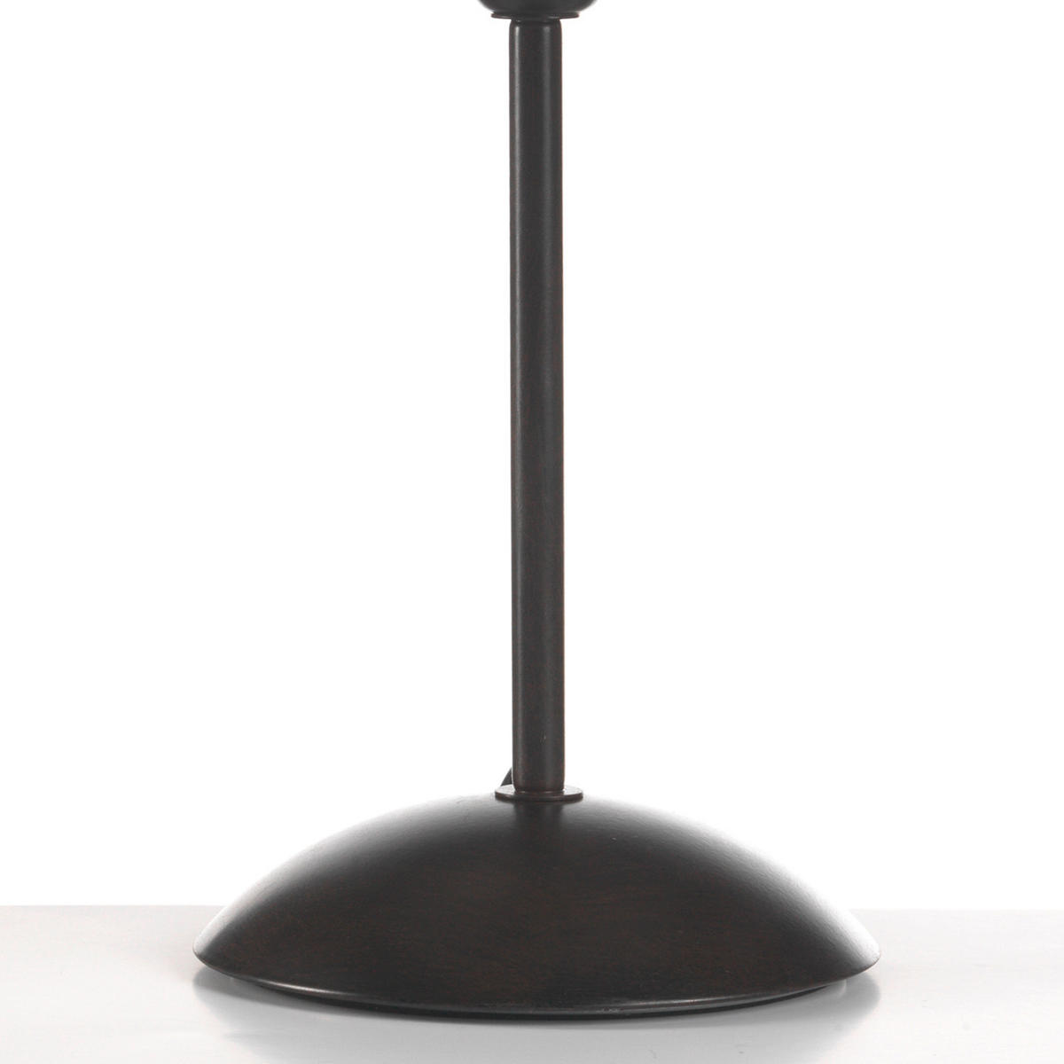 STOLNÍ LAMPA, E27, 30/30/40 cm - černá/koňaková, Basics, kov/textil (30/30/40cm)