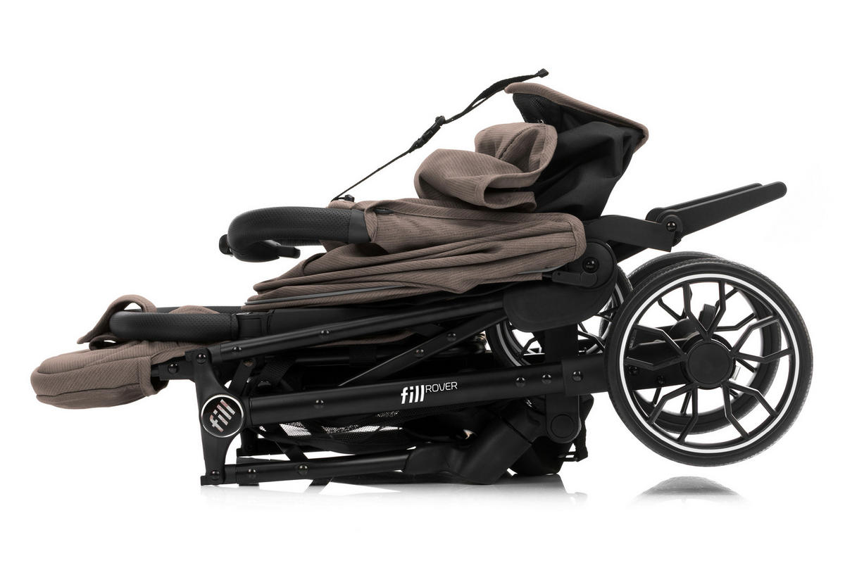 BUGGY  - Taupe/Schwarz, Basics, Textil/Metall (85/53/103cm) - Fillikid